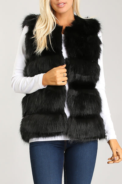 Chic Furry Vest