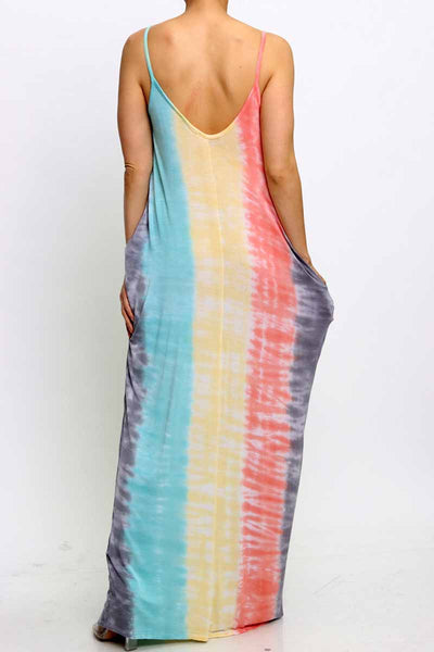 Lorraine Tie Dye Maxi Dress