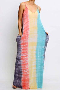 Lorraine Tie Dye Maxi Dress