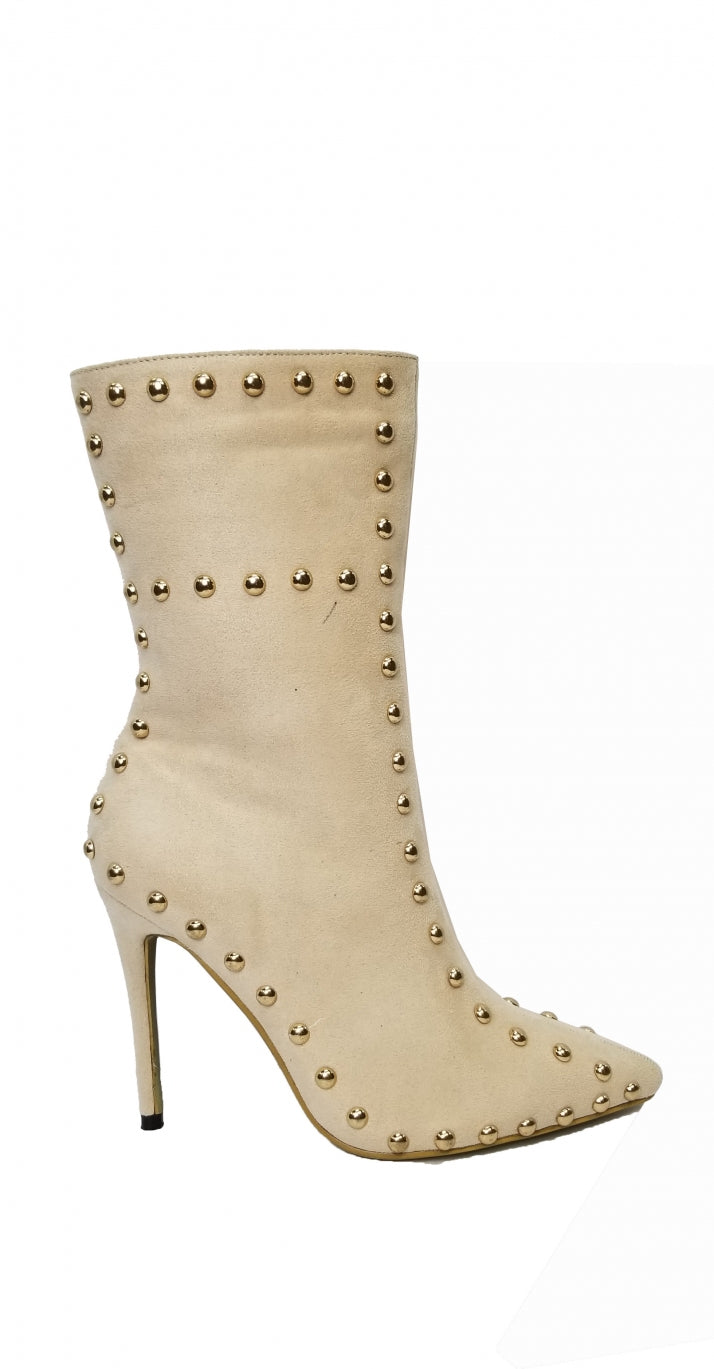Gold Studded Bootie